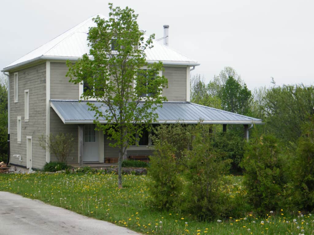 The house James built.